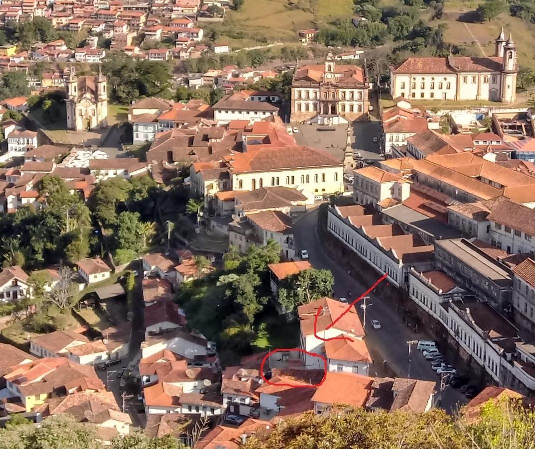 Quarto Individual Em Hospedaria No Centro Ouro Preto  Luaran gambar